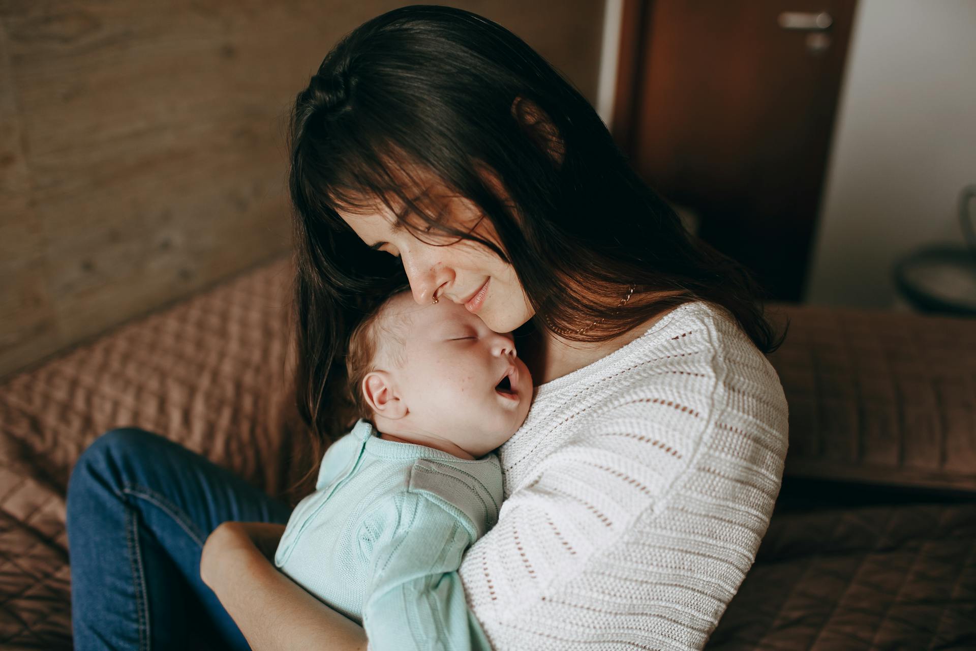 pexels-helenalopes-27176104 Mom and Newborn
